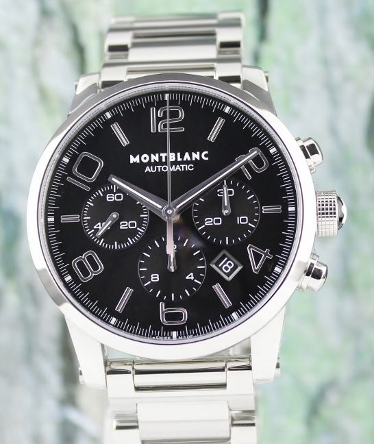 (image for) UNWORN MONT BLANC TIMEWALKER 43MM CHRONOGRAPH WATCH / 9668